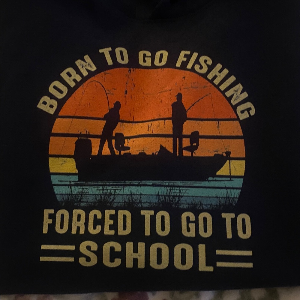 Gildan Navy Blue Midweight Hoodie